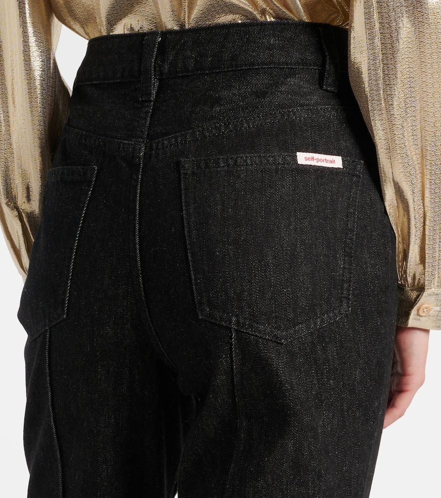 Jean flare à taille mi-haute - Self-Portrait - Modalova