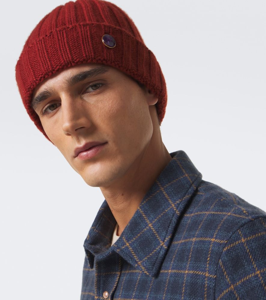 Bonnet en cachemire à améthyste - God's True Cashmere - Modalova