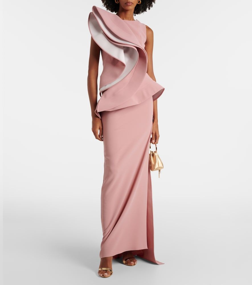 Robe longue Fateful à volants - Maticevski - Modalova