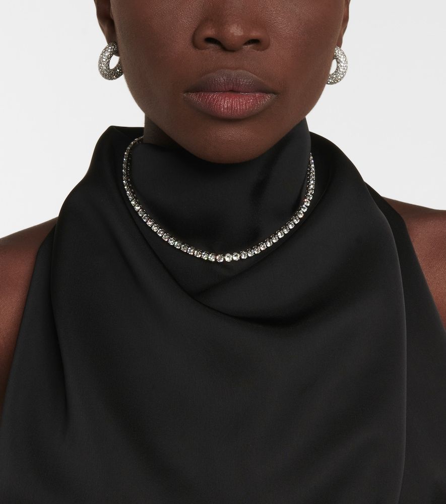Boucles d'oreilles Cameron Mini à ornements - Amina Muaddi - Modalova