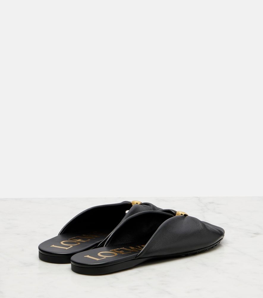 Mules Paula's Ibiza Pebble en cuir - Loewe - Modalova