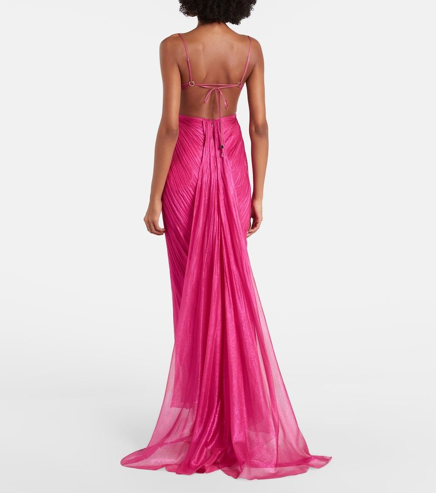 Robe longue en soie - Maria Lucia Hohan - Modalova