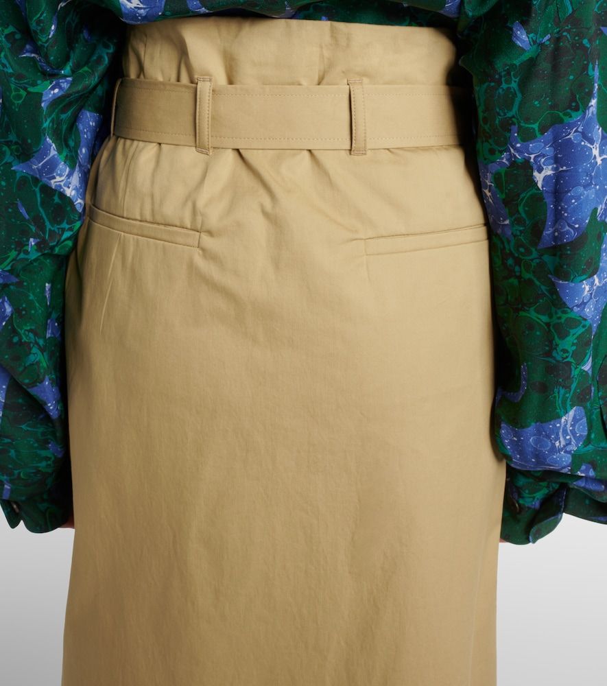 Dries Van Noten Jupe midi en coton - Dries Van Noten - Modalova