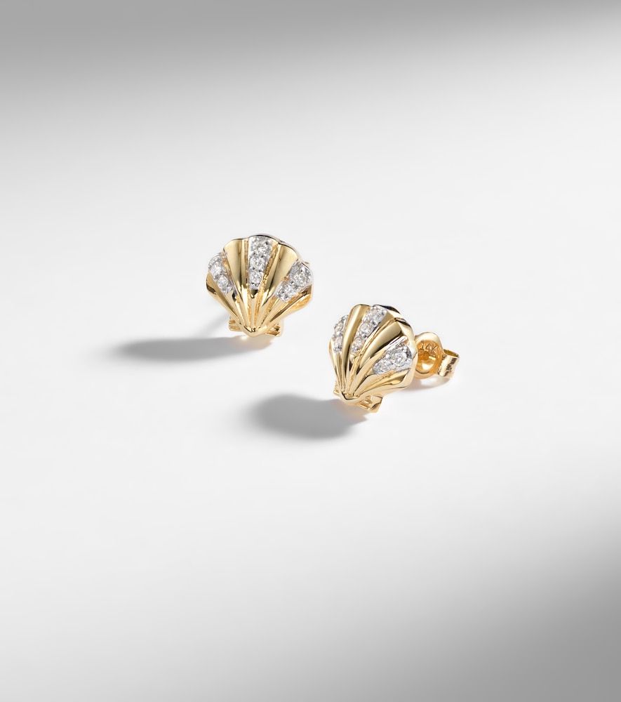 Boucles d’oreilles Petite Venus en or 14 ct (585/1000) - Mateo - Modalova
