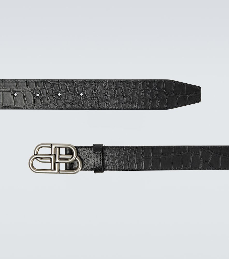Ceinture BB Large en cuir - Balenciaga - Modalova
