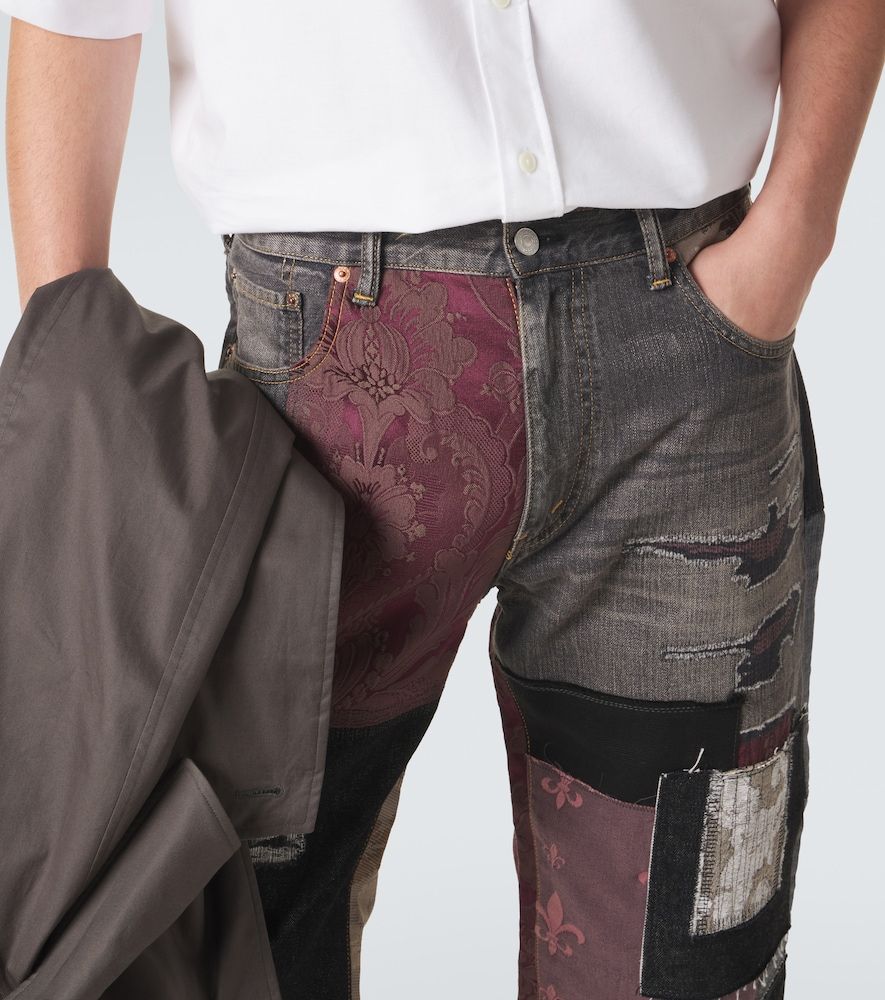 X Levi's® – Jean wide patchwork - Junya Watanabe - Modalova