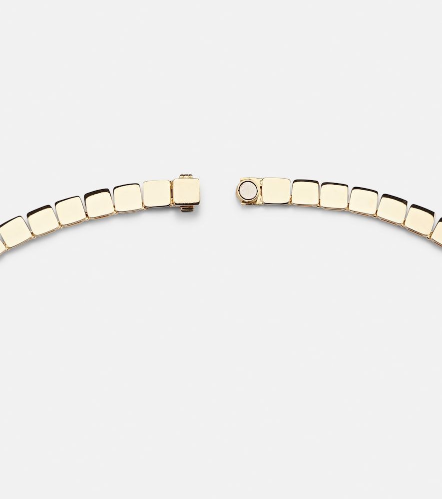 Collier Floating Diamond Medium en or 18 ct et diamants - Ileana Makri - Modalova