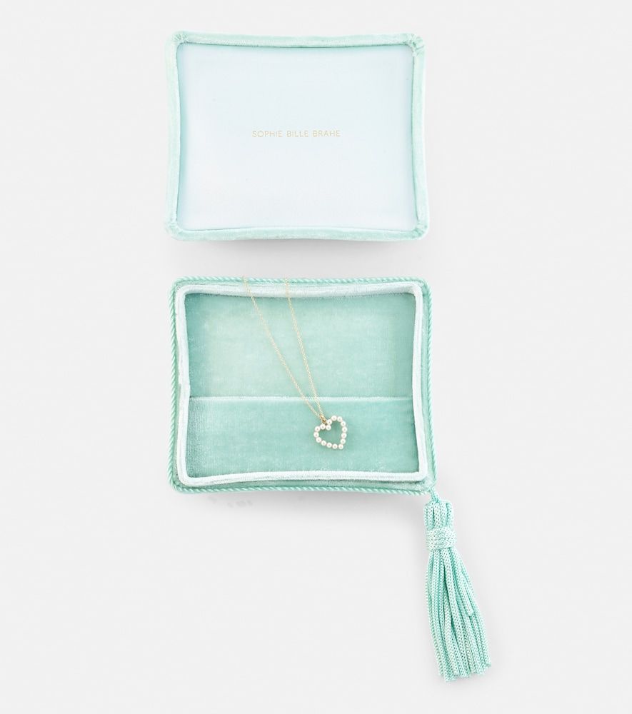 Collier Pearl Heart en or 14 ct à perles - Sophie Bille Brahe - Modalova