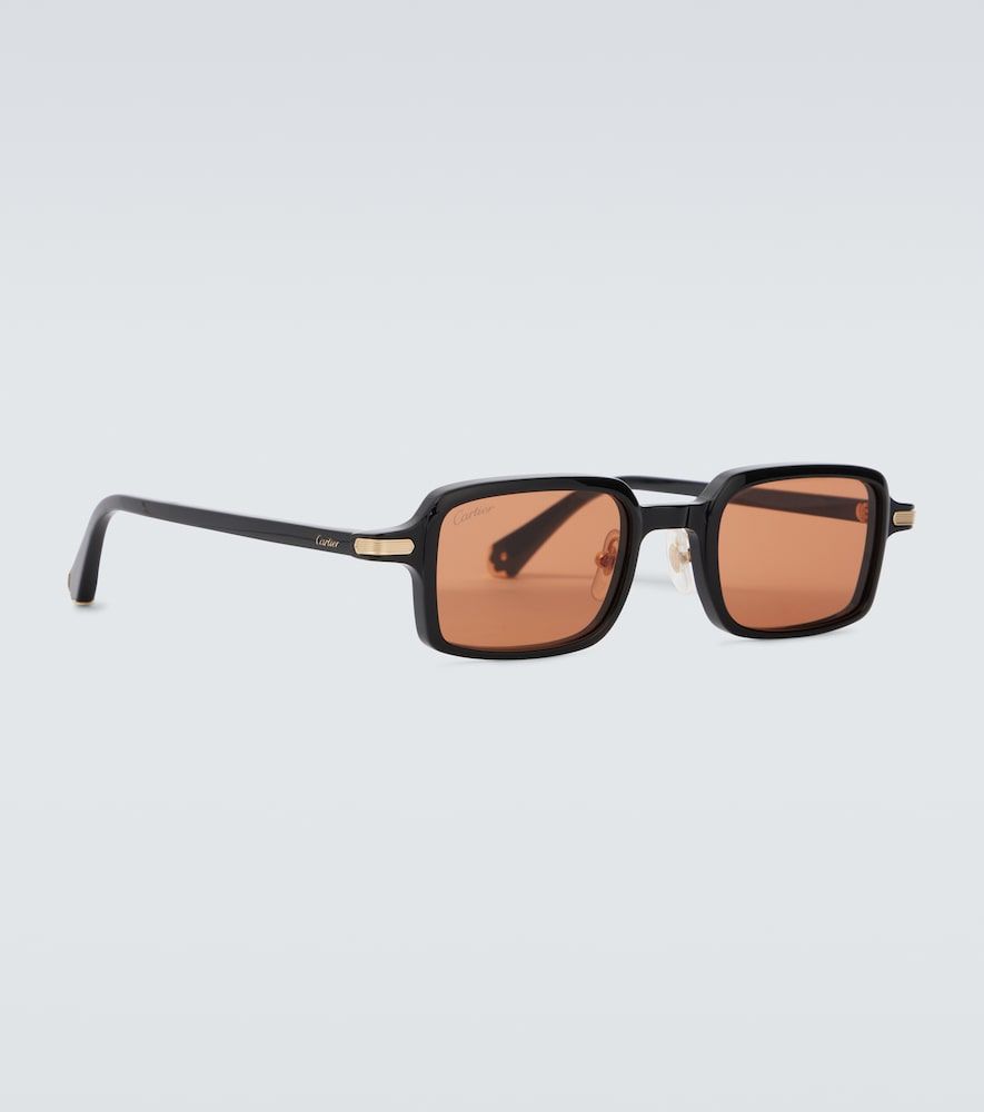 Lunettes de soleil Première De Cartier rectangulaires - Cartier Eyewear Collection - Modalova