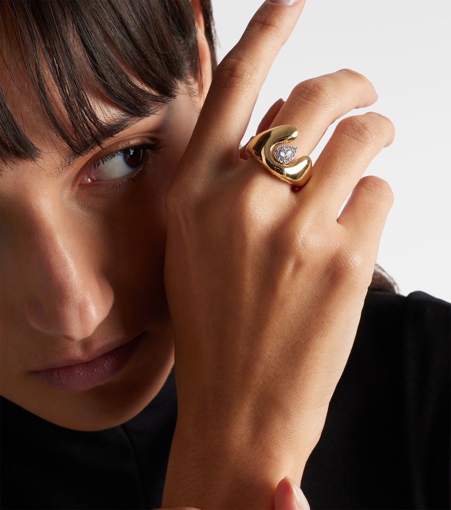Bague Golden Strada en or 18 ct et diamants - Yeprem - Modalova
