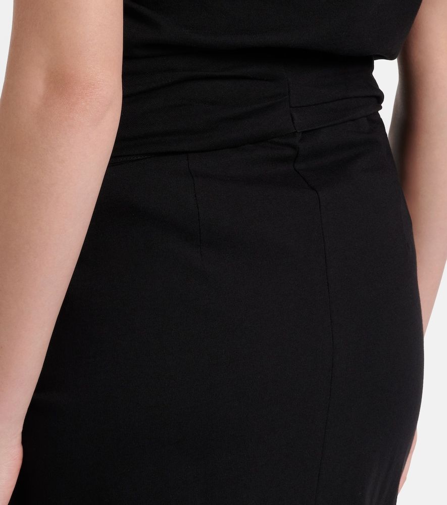 Jupe midi froncée en coton - Dries Van Noten - Modalova