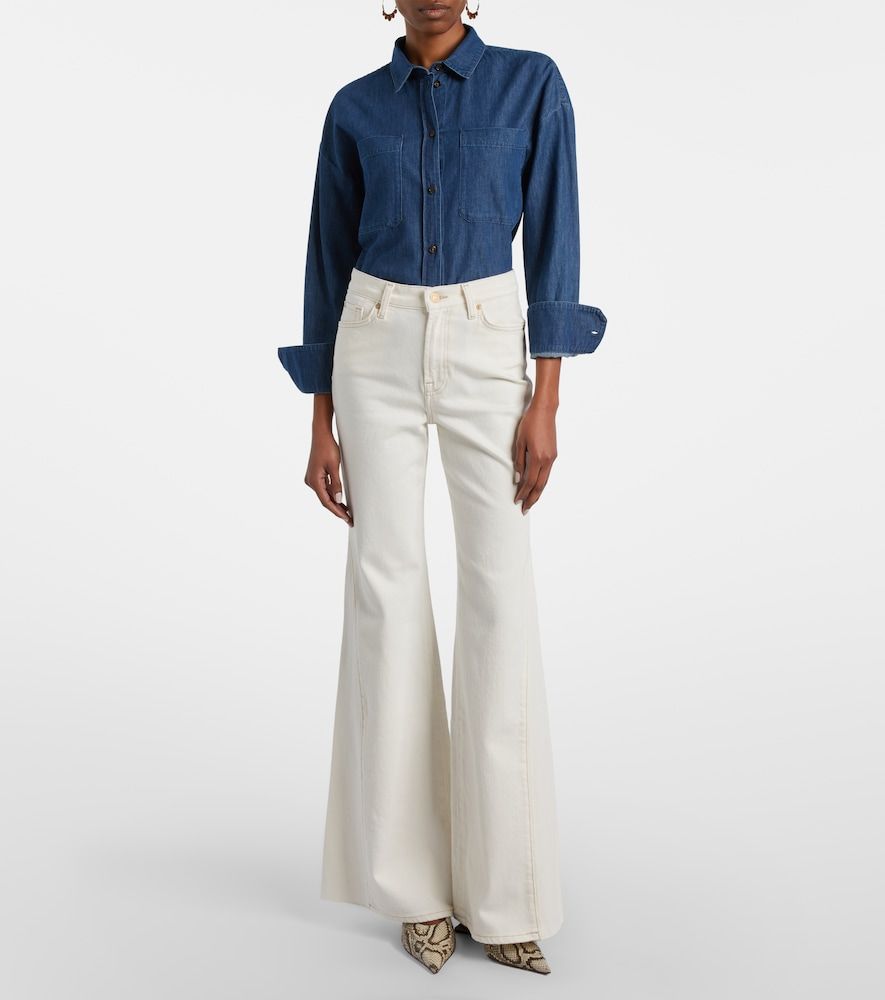 Jean flare Panel Retro - 7 For All Mankind - Modalova