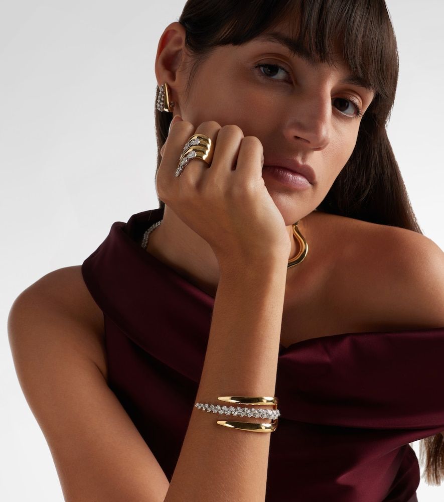 Bague Golden Strada en or 18 ct et diamants - Yeprem - Modalova