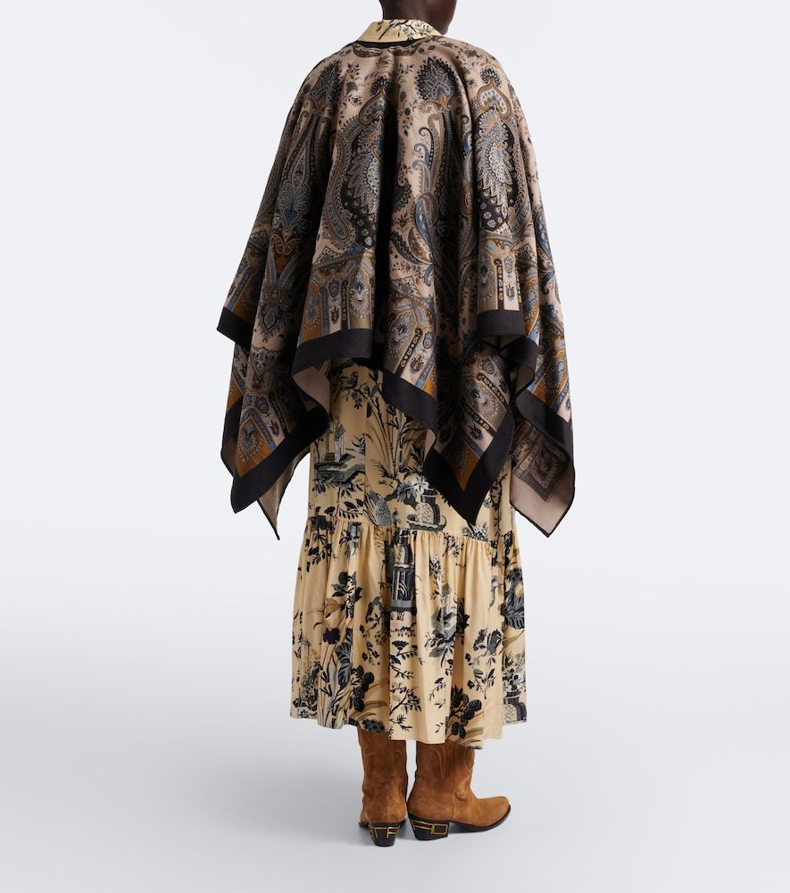 Châle en laine mélangée à motif cachemire - Etro - Modalova