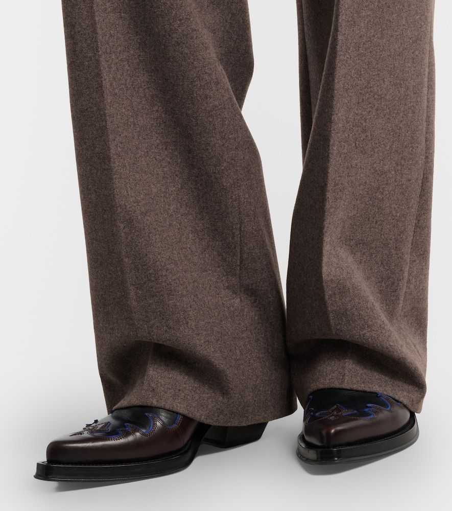 Pantalon ample Henge en laine et cachemire - Gabriela Hearst - Modalova
