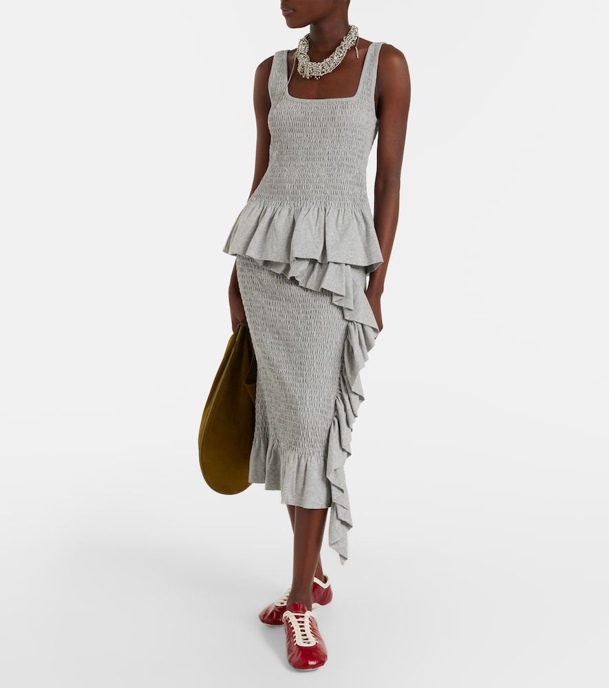 Dries Van Noten Jupe midi en coton - Dries Van Noten - Modalova