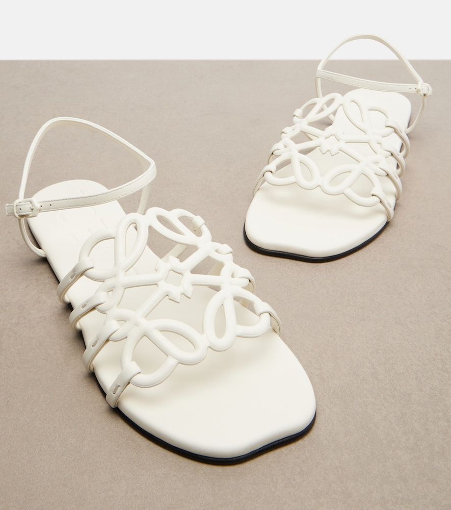 Sandales Paula's Ibiza Petal Anagram en cuir - Loewe - Modalova