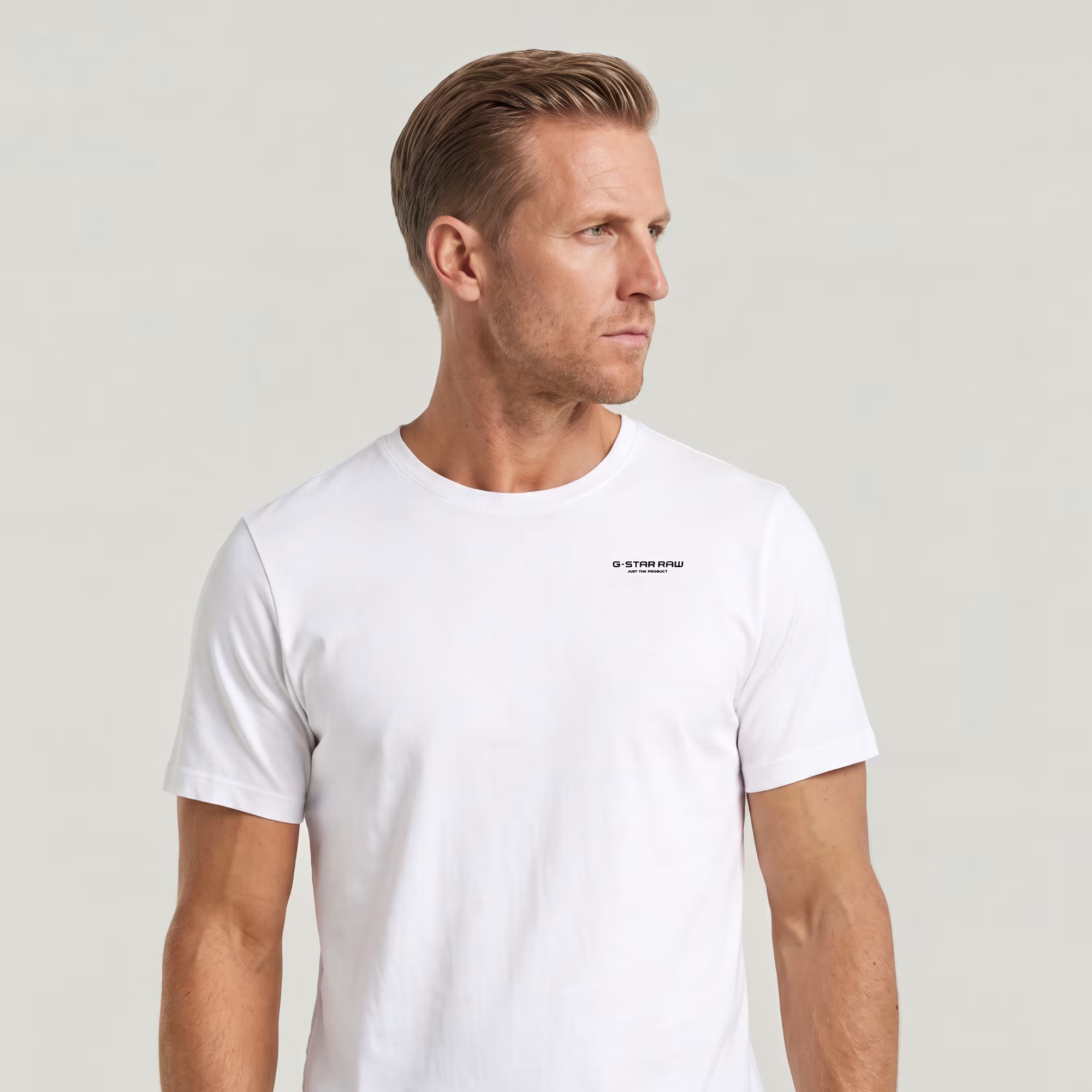 T-Shirt Slim Base - Blanc - Hommes - G-Star RAW - Modalova