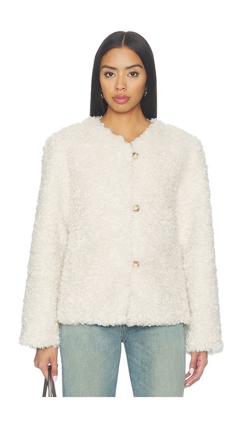 Frame Faux Fur Short Coat en . Taille L. Also en M, S, XL, XS - Elodie the Label - Modalova