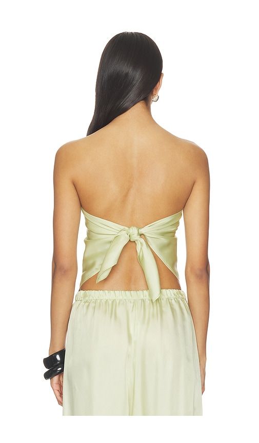 TOP EN TWILL FLUIDE AVEC ÉCHARPE en - Enza Costa - Modalova