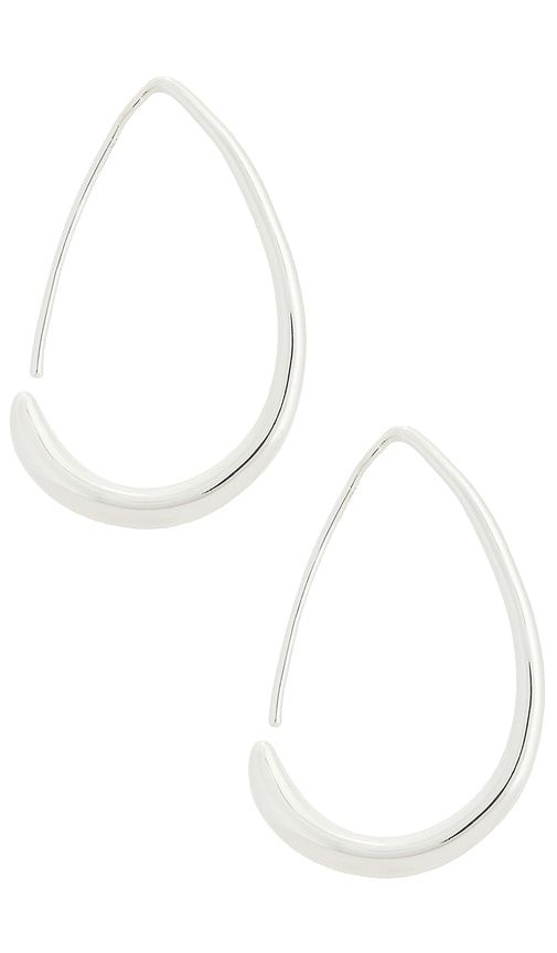 BOUCLES D'OREILLES ANNEAUX SIMPLE THREADER HOOP EARRINGS en - Ettika - Modalova