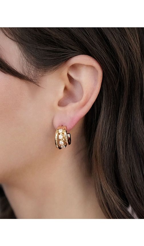 BOUCLES D'OREILLES MINI CRÉOLE GLEAM en - Ettika - Modalova
