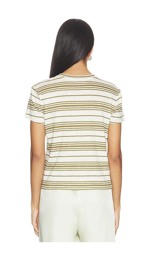 T-SHIRT COURT EN LIN en ,. Taille L. Also en S, XS - FRAME - Modalova