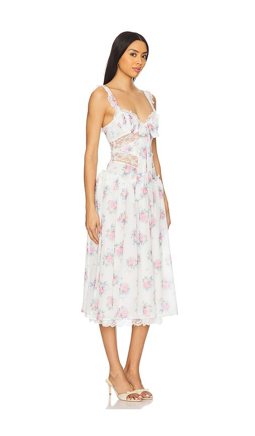 ROBE MI-LONGUE DOILY BOUQUET en . Taille M. Also en S - For Love & Lemons - Modalova