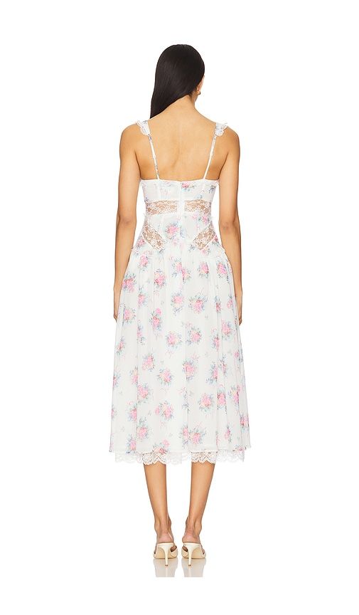 ROBE MI-LONGUE DOILY BOUQUET en . Taille M. Also en S - For Love & Lemons - Modalova