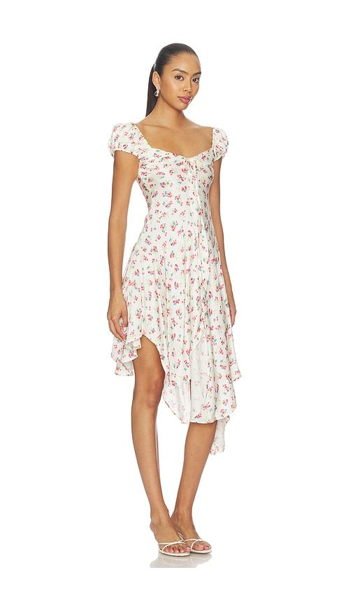ROBE MI-LONGUE CHERRY MAE en . Taille L. Also en M, S, XL, XS - For Love & Lemons - Modalova
