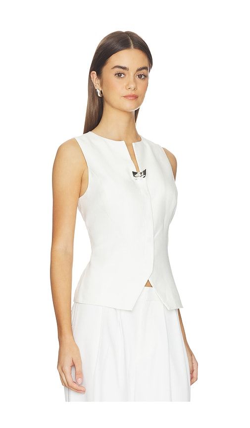 GILET LINEN BLEND SUMMER SUIT en . Taille XS. Also en S, M - Kate Barton - Modalova