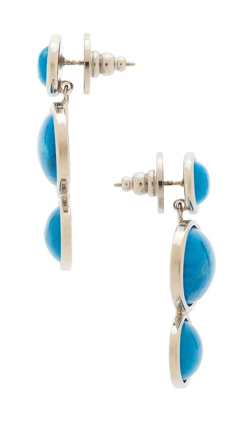BOUCLES D'OREILLES PENDANTES VEGA STONE en - LELET NY - Modalova