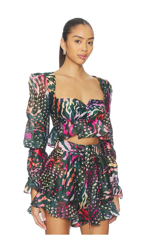 Graphic Jungle Top en . Taille L. Also en S, XL, XS - LA FUORI - Modalova
