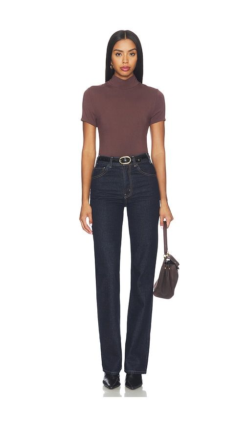 Demi Fitted Mock Neck Top en . Taille L. Also en M, S, XL, XS - LNA - Modalova