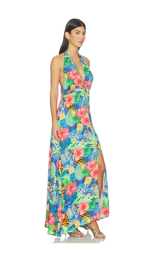 ROBE MAXI JUNGLE REIGN en ,. Taille M. Also en S, XS - Luli Fama - Modalova