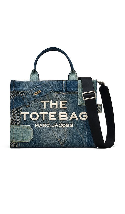 The Deconstructed Denim Medium Tote Bag in - Marc Jacobs - Modalova