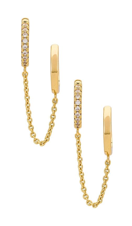 BOUCLES D'OREILLES DOUBLES ANNEAUX ELLIOT en - MIRANDA FRYE - Modalova