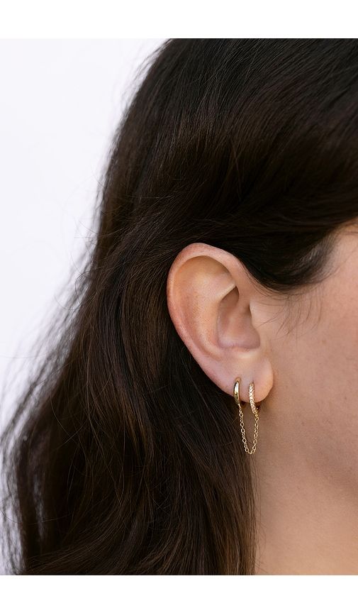 BOUCLES D'OREILLES DOUBLES ANNEAUX ELLIOT en - MIRANDA FRYE - Modalova