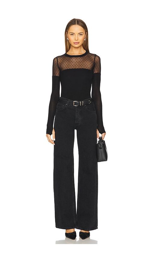 Herbert 1/2 Lace Top en . Taille L. Also en M, S, XS - Michael Lauren - Modalova