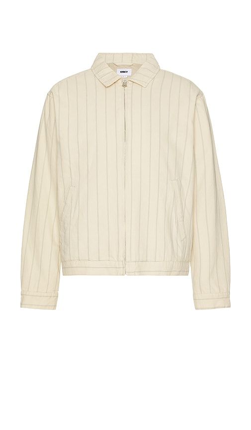 BLOUSON À GLISSIÈRE STRIPE in . Size M - Obey - Modalova