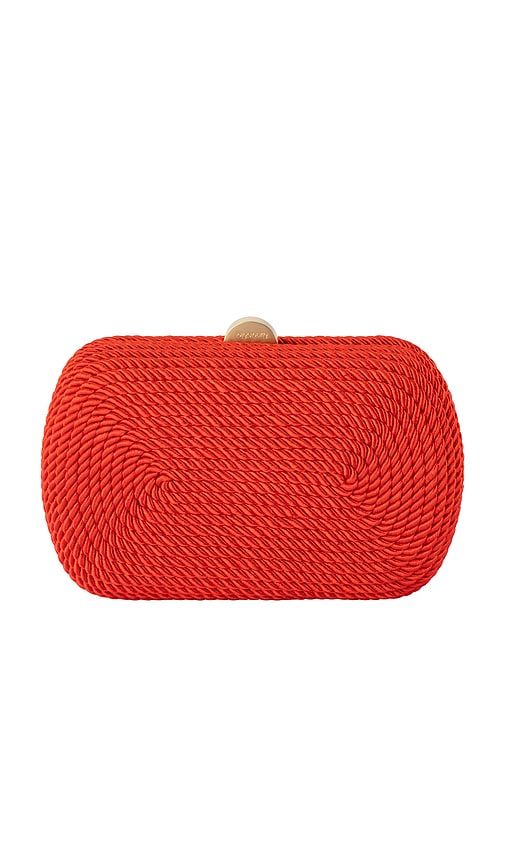 Martina Coiled Rope Clutch en - olga berg - Modalova