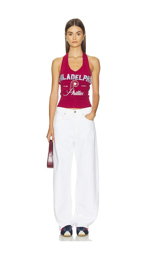 Philadelphia Phillies Ruched Halter Top en . Taille L. Also en M, S, XS - Off Season - Modalova