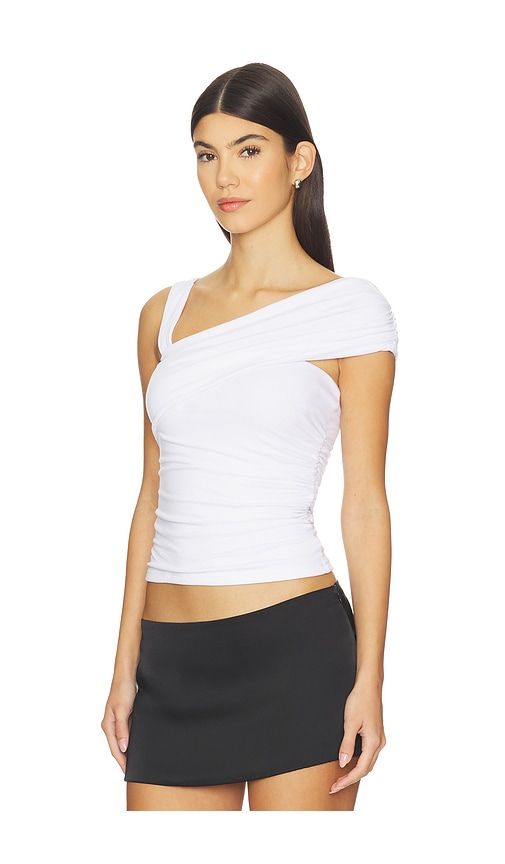Larsen Drape Off Shoulder Top en . Taille L. Also en S, XS - Runaway The Label - Modalova