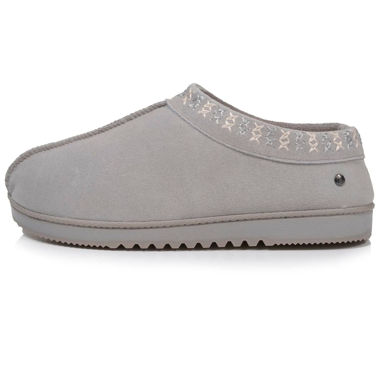 Chaussons Bottillons Dessus Cuir, Semelle Confort - Isotoner - Modalova