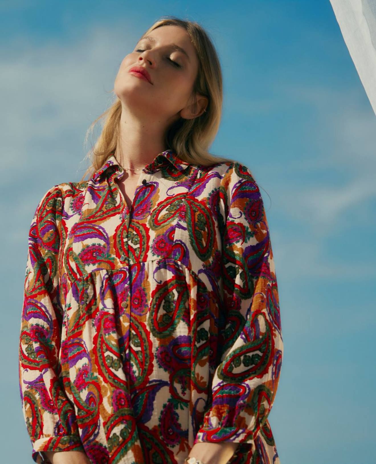 Robe Chemisier De Grossesse Et D'allaitement Soledad Multico - Cache Coeur - Modalova