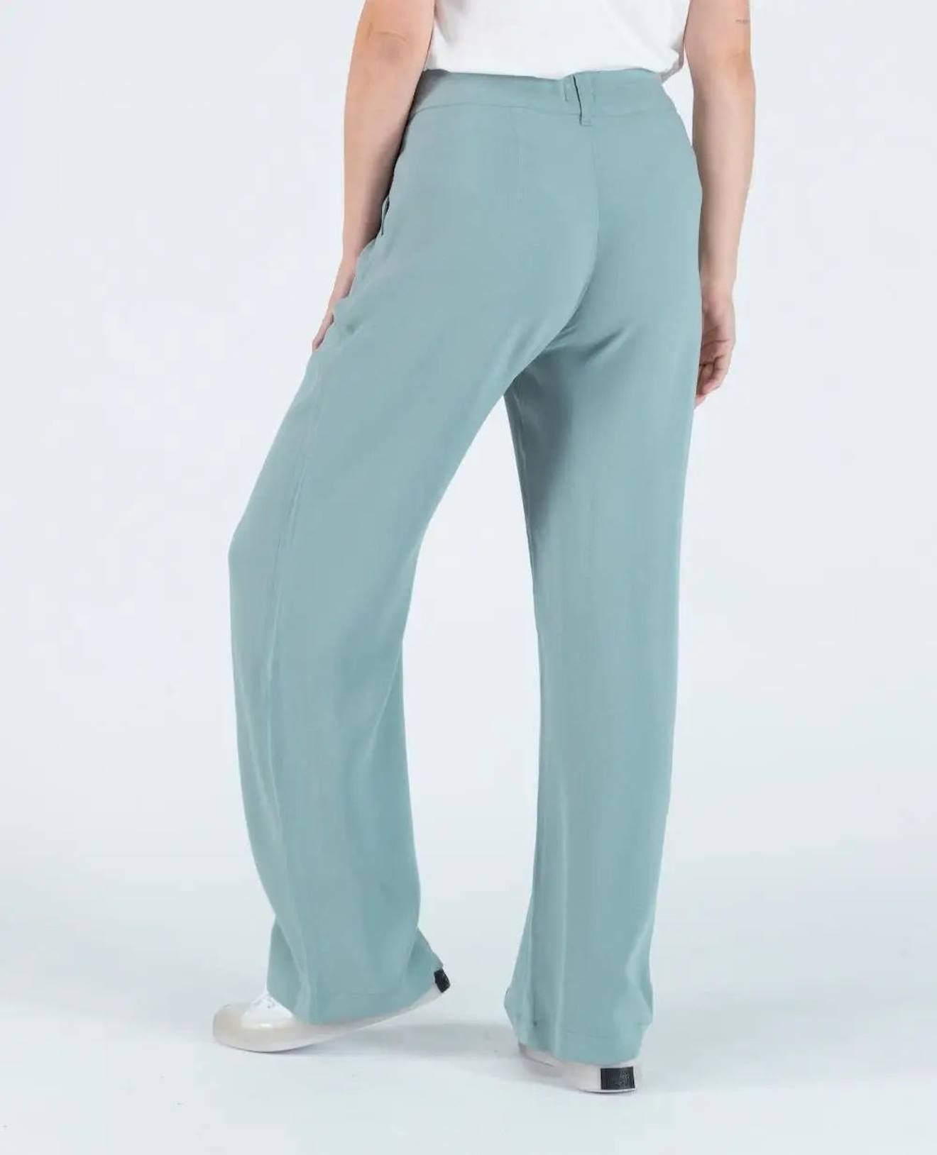 Pantalon Large De Grossesse Betty Sauge - Cache Coeur - Modalova