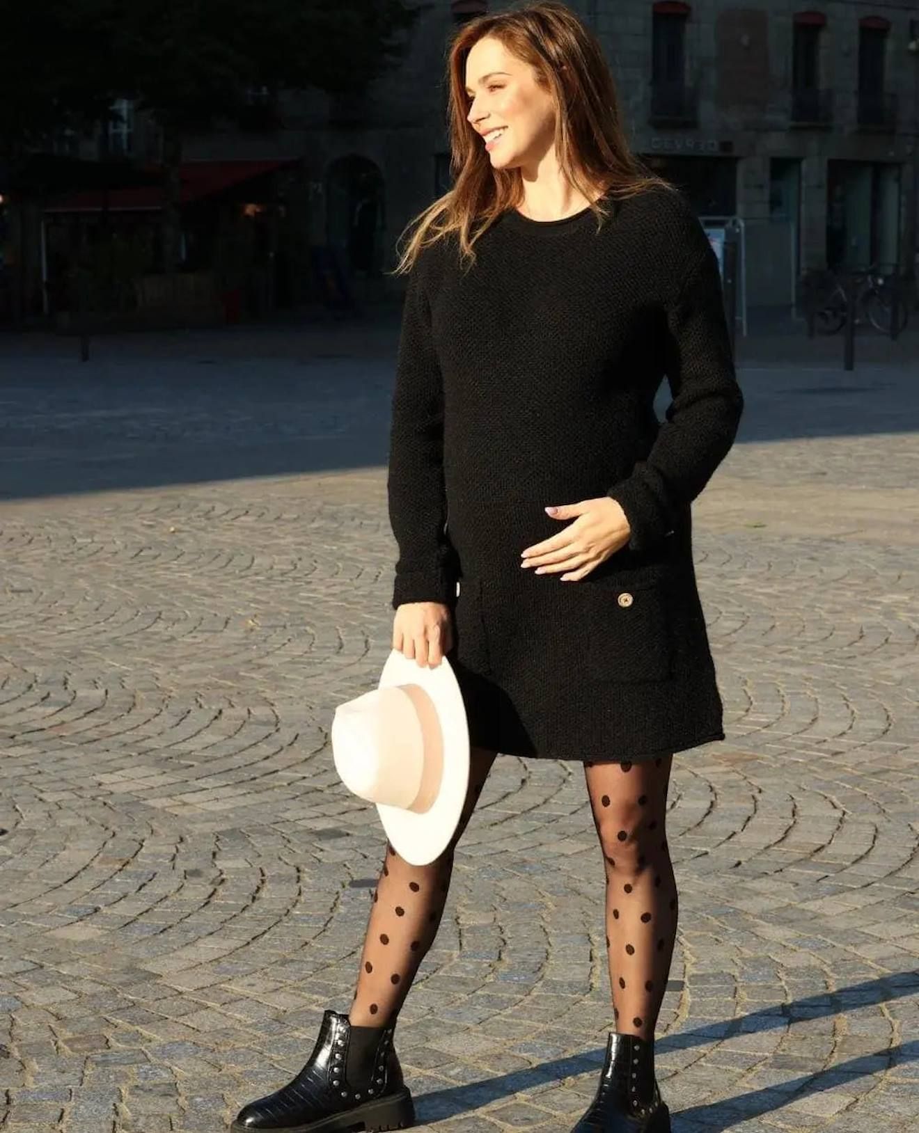Robe Pull De Grossesse Et D'allaitement Honey - Cache Coeur - Modalova