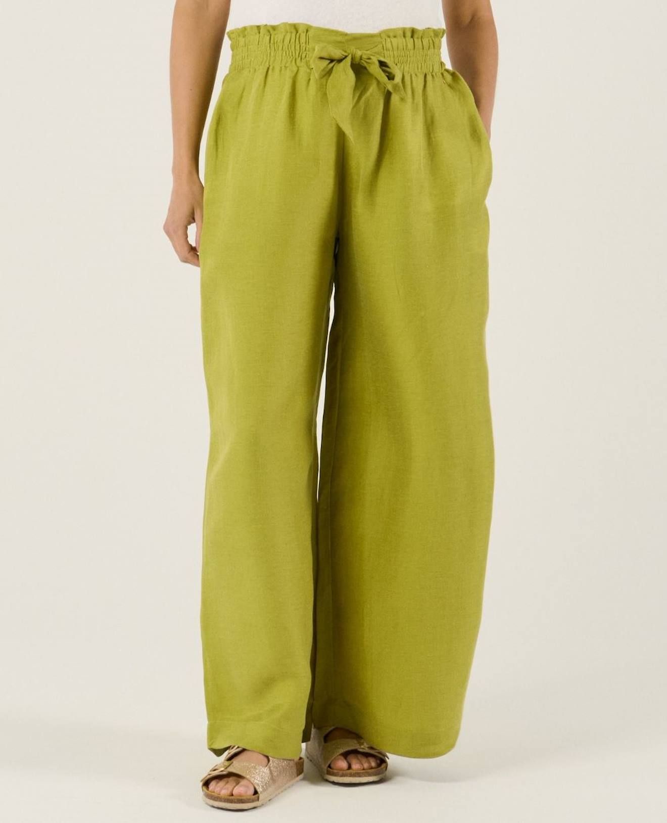 Pantalon De Grossesse Sahel Anis - Cache Coeur - Modalova