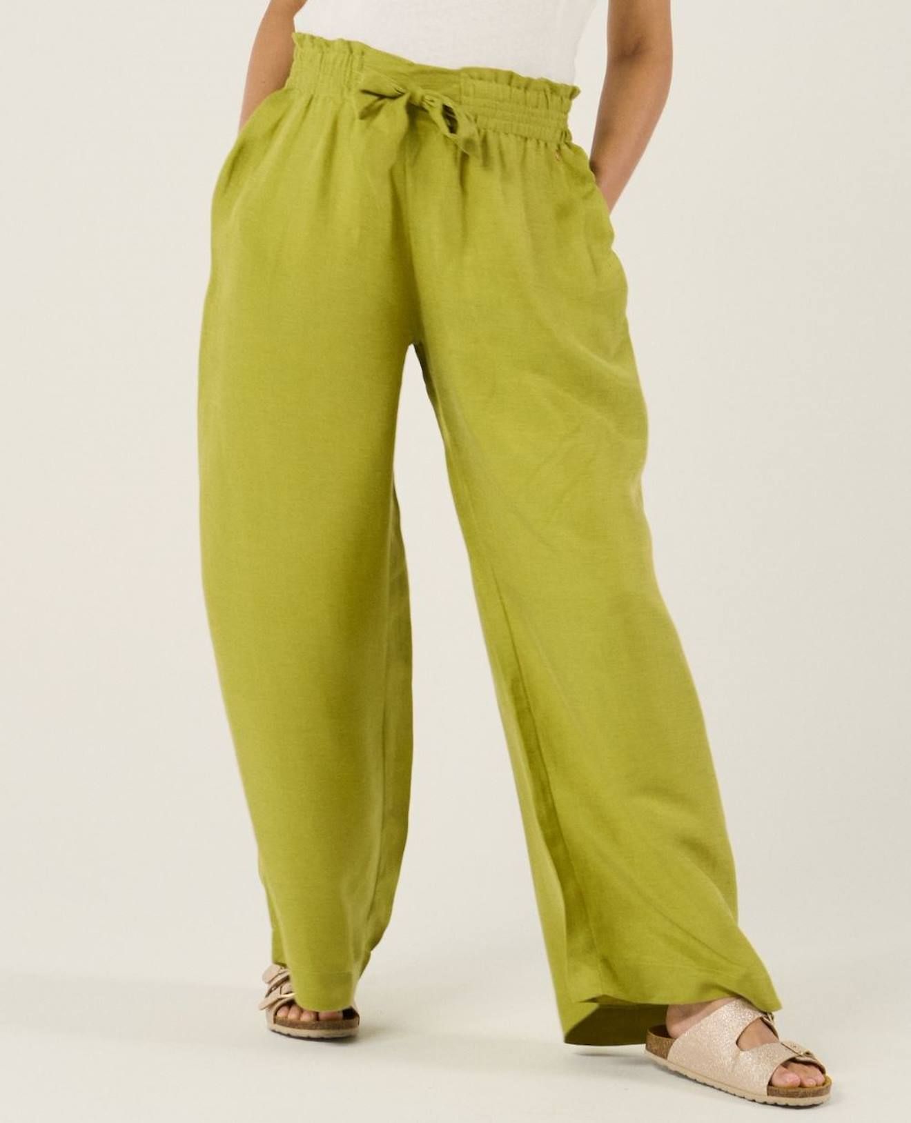 Pantalon De Grossesse Sahel Anis - Cache Coeur - Modalova