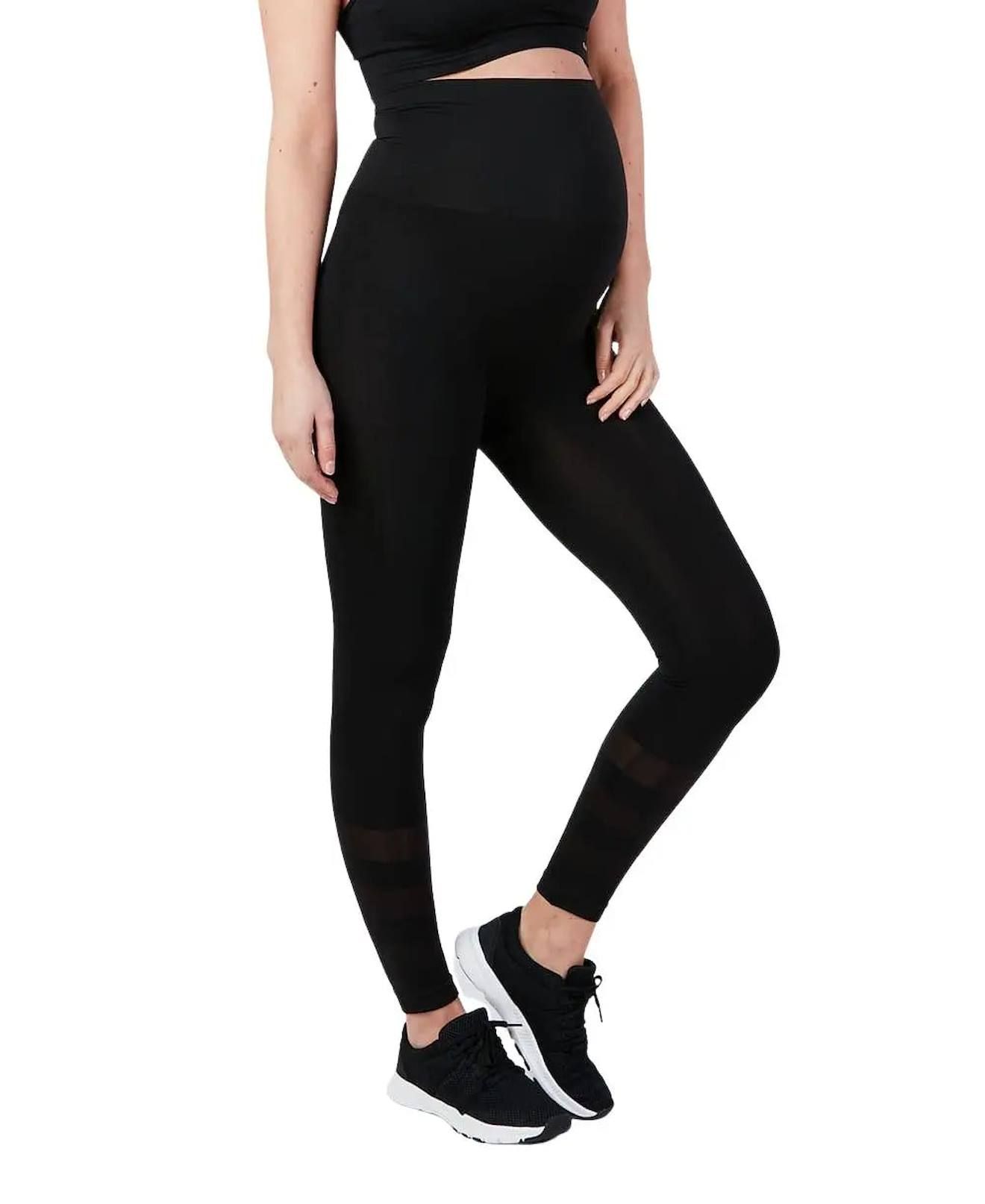 Legging De Sport Et De Grossesse Woma - Cache Coeur - Modalova